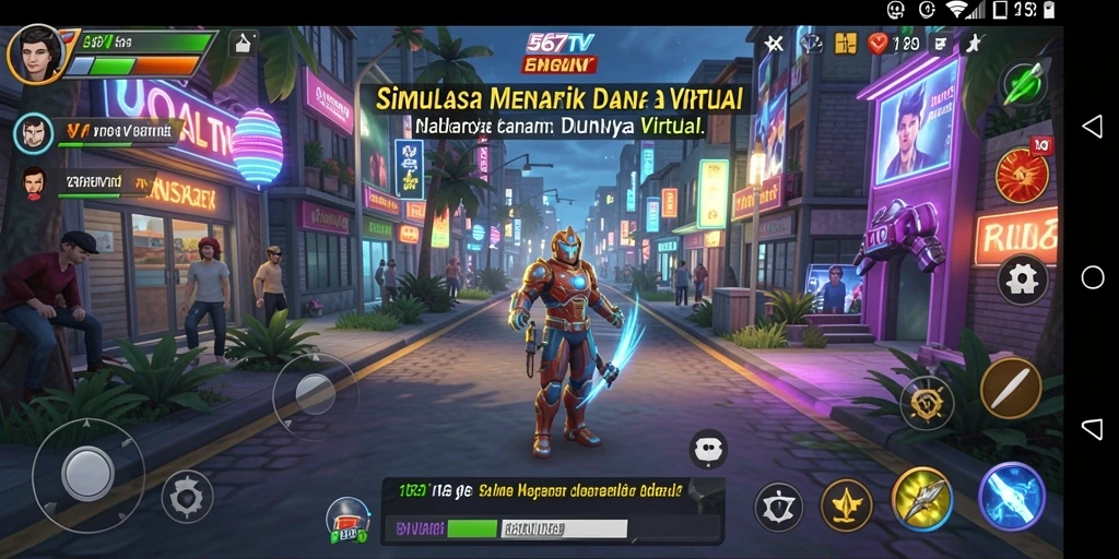 Tampilan gameplay yang menarik dan interaktif di 567TV.