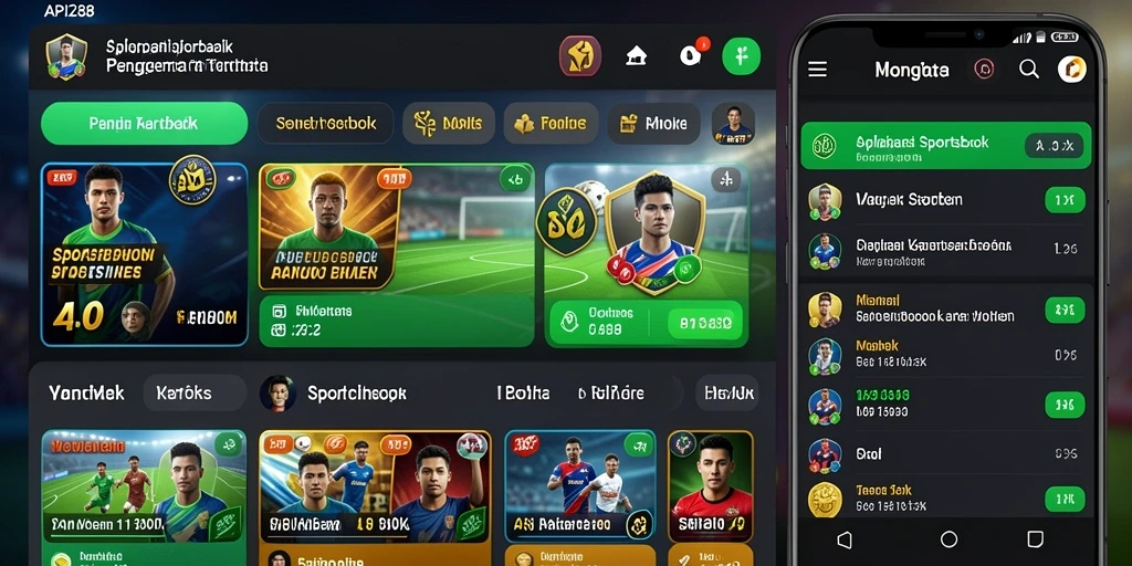 Tampilan menarik dari gameplay Sportsbook API288 saat bertaruh.