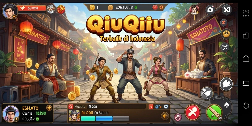 Tangkap aksi seru permainan QiuQiu di ESHATOTO.