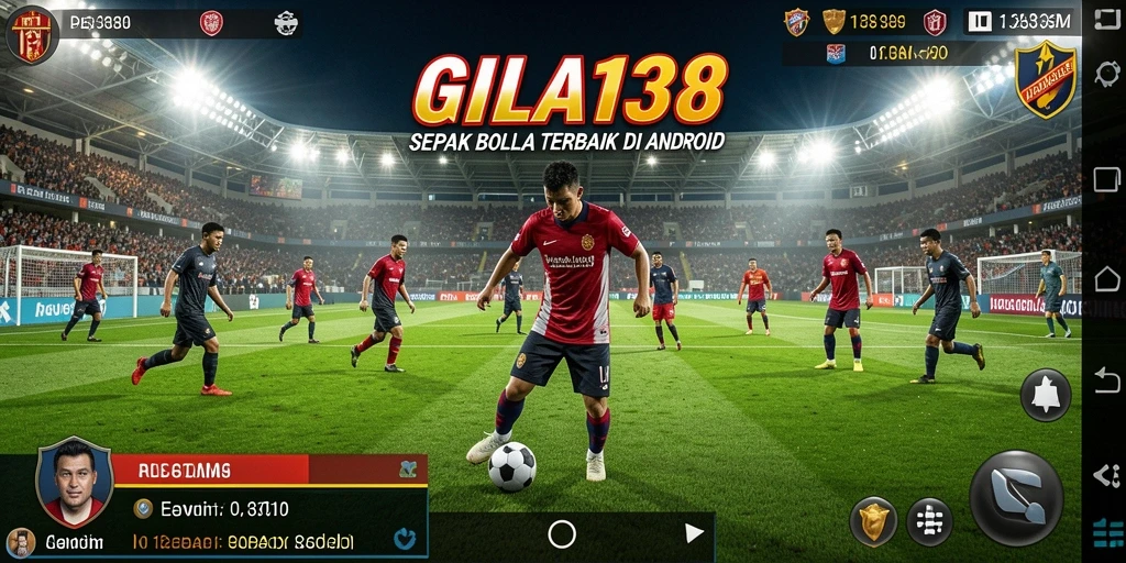 Tampilan gameplay GILA138 yang menegangkan dan realistis dalam sepak bola.
