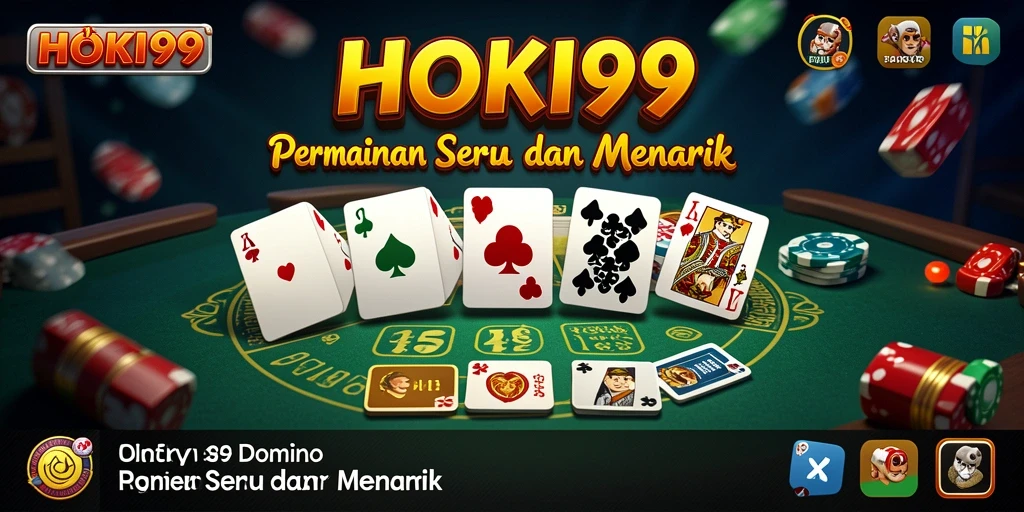 Screenshot gameplay HOKI99 yang menunjukkan suasana permainan Domino yang menarik.