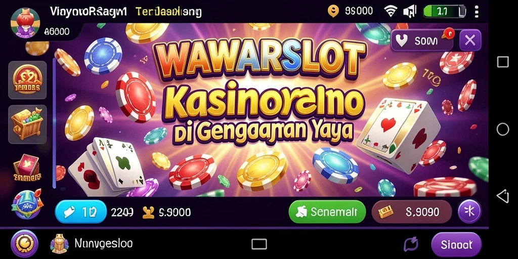 Screenshot WAWARSLOT menampilkan gameplay slot yang dinamis dan menarik.